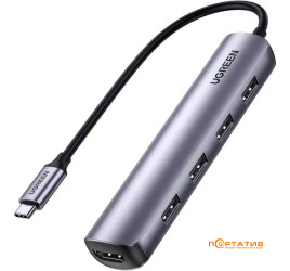 Ugreen CM417 USB-C to 4x USB 3.0, HDMI Adapter Space Gray (20197)