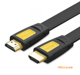 UGREEN HD101 HDMI Round Cable 2m Yellow/Black (10129)