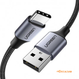 UGREEN US288 USB-A - Type-C Cable Aluminum Braid 1 m Black (60126)