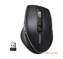 Ugreen Ergonomic Contoured 5K Wireless Mouse Black M751 (45792)