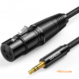 UGREEN AV182 3.5mm Male to XLR Female 1m Black (20763)