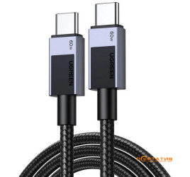 UGREEN L524 USB-C to USB-C 60W PD Cable 1m Space Gray (55765)