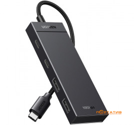 UGREEN CM806 USB-C to 2xUSB-A + 2xUSB-C 3.2 Gen2 10Gbps Black (35583)