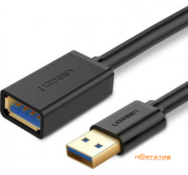 UGREEN US129 USB 3.0 Extension Male Cable 3m Black (30127)