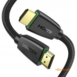 UGREEN HD118 HDMI 2.0 (AM/AM) High-End Cable Nylon Braid 1.5m Black (40409)