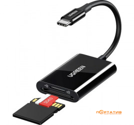 Ugreen CM265 USB-C 3.1 Card Reader for TF/SD Black (35622)