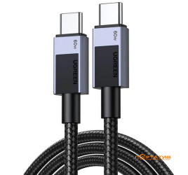 UGREEN L524 USB-C to USB-C 60W PD Cable 2m Space Gray (55775)