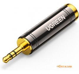 UGREEN AV168 3.5mm Male to 6.35mm Female Black (60711)