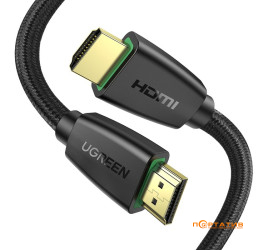 UGREEN HD118 HDMI 2.0 (AM/AM) High-End Cable Nylon Braid 5m Black (40412)