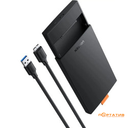 Ugreen CM237 USB 3.0 to 2.5' SATA Hard Driver Enclosure Black (60353)