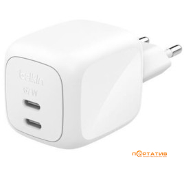 Belkin BoostCharge Pro GaN PD 67W White (WCH020KQWH)