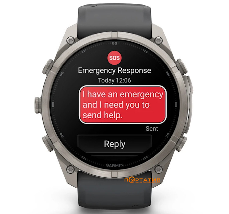 Смарт-годинник Garmin Fenix 9 Pro – inReach, 51mm, Titanium with Graphite/Black Silicone Band (010-04337-21)