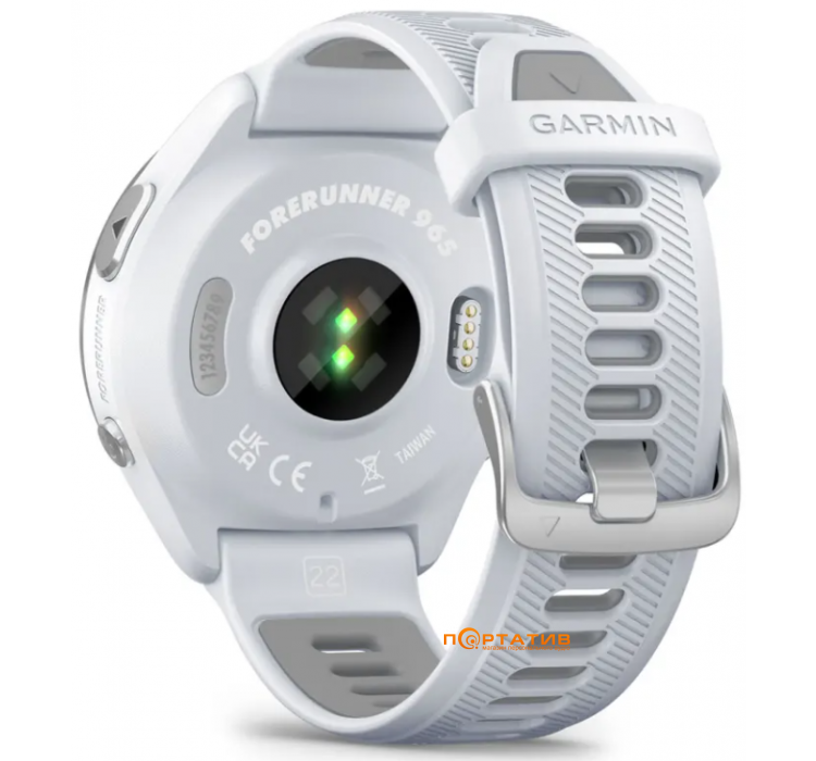 Смарт-годинник  Garmin Forerunner 965, Whitestone (010-02809-11)