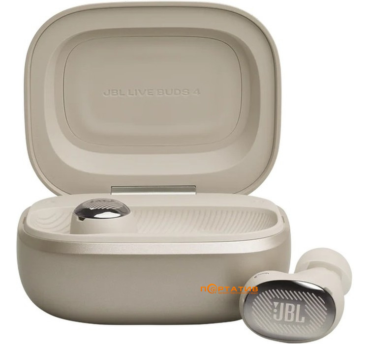 Навушники JBL Live Buds 4 Sand (JBLLIVEBUDS4CPG)