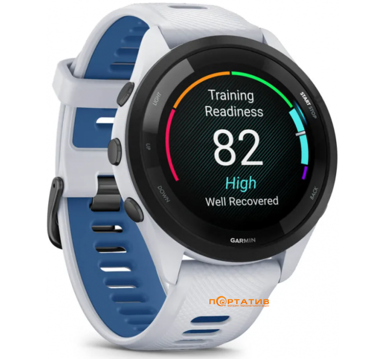 Смарт-часы Garmin Forerunner 265, Whitestone (010-02810-11)