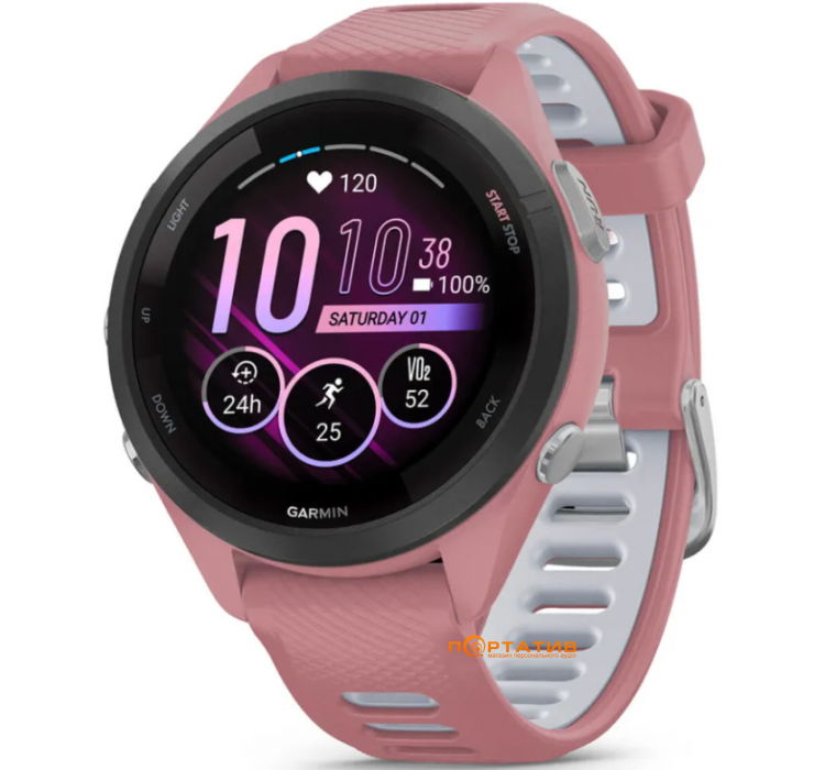 Смарт-годинник Garmin Forerunner 265S, Pink (010-02810-15)