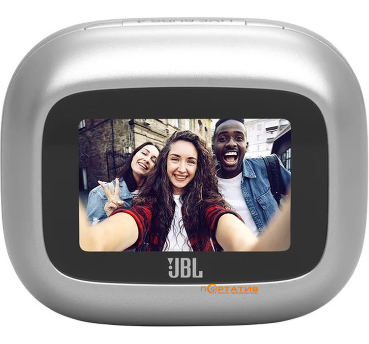 Навушники JBL Live Buds 4 Silver (JBLLIVEBUDS4SIL)