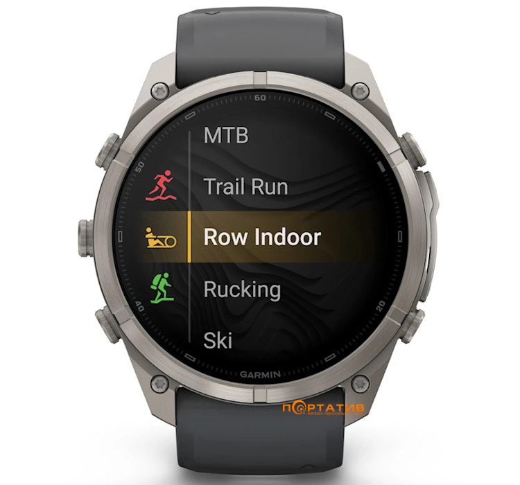 Смарт-годинник Garmin Fenix 9 Pro – inReach, 51mm, Titanium with Graphite/Black Silicone Band (010-04337-21)