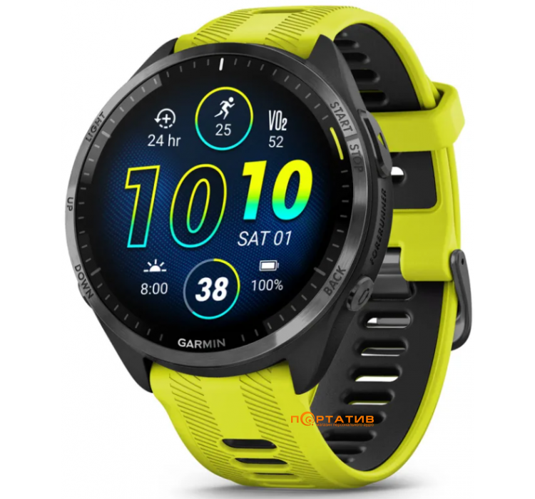 Смарт-часы Garmin Forerunner 965, Yellow (010-02809-12)