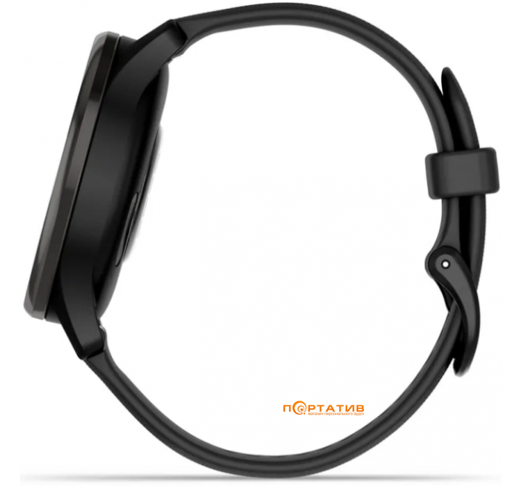 Смарт-часы Garmin Vivomove Trend, Black, Silicone (010-02665-00)