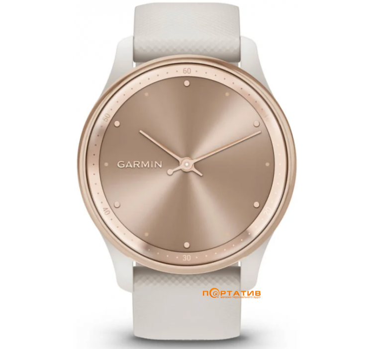 Смарт-часы Garmin Vivomove Trend, White Cream, Silicone (010-02665-01)