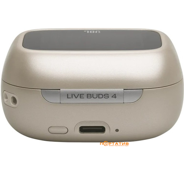 Навушники JBL Live Buds 4 Sand (JBLLIVEBUDS4CPG)