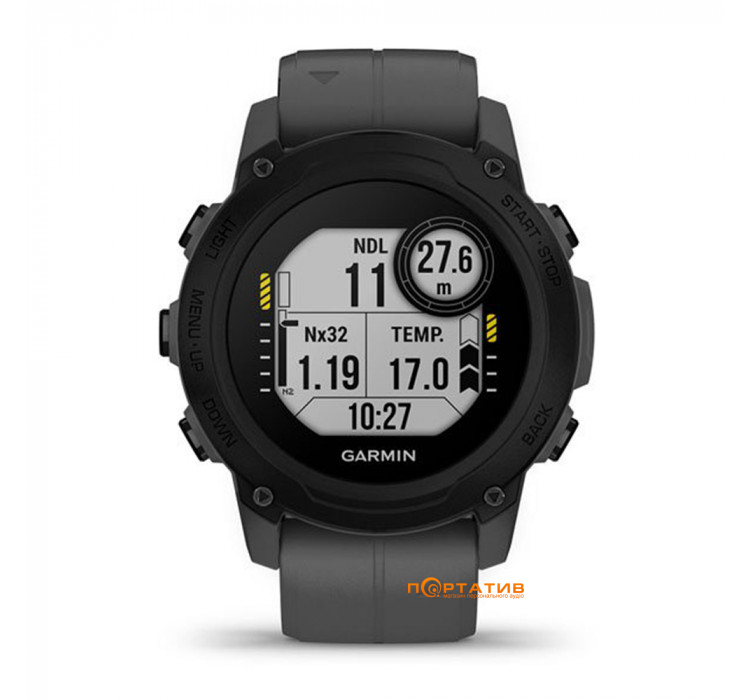 Смарт-годинник Garmin Descent G1 Dive Computer Slate Gray (010-02604-10)