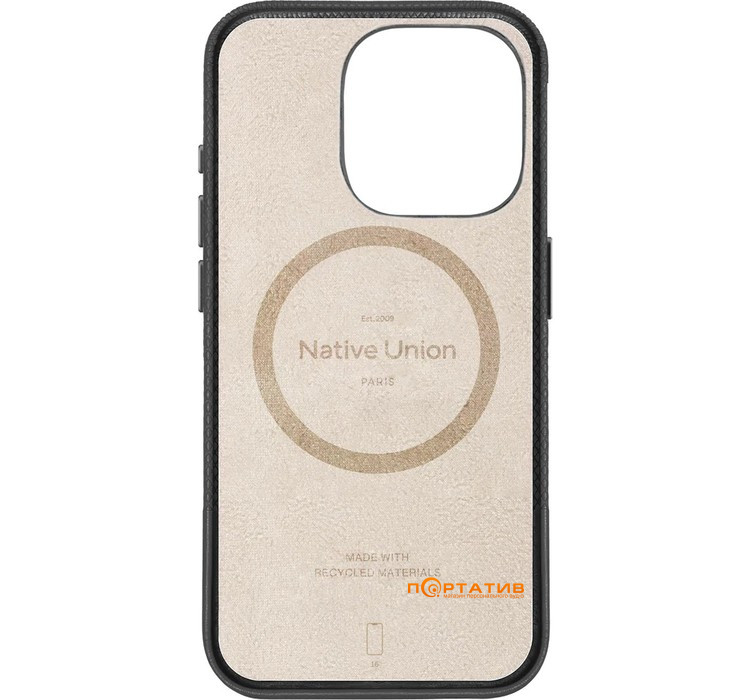 Чехол Native Union (RE) Classic Case Black for iPhone 16 Pro (RECLA-BLK-NP24P)