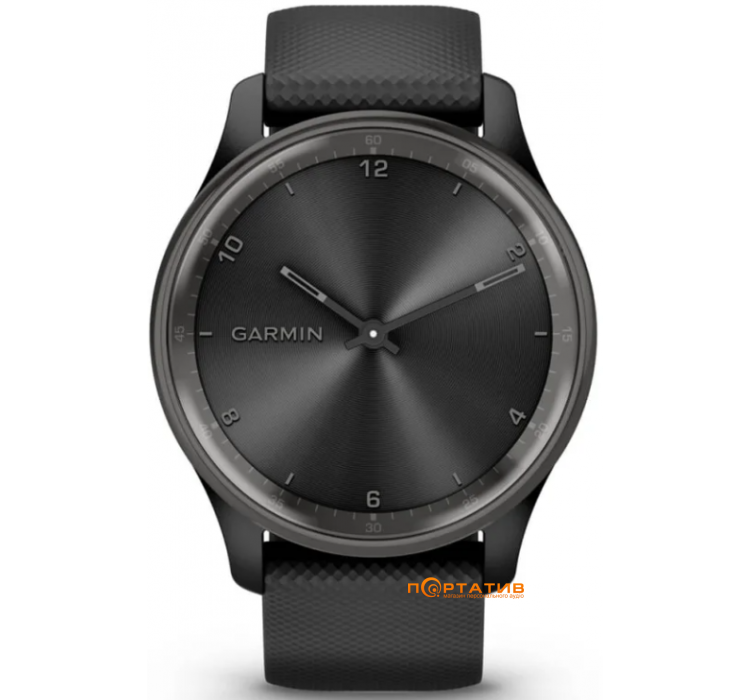 Смарт-часы Garmin Vivomove Trend, Black, Silicone (010-02665-00)