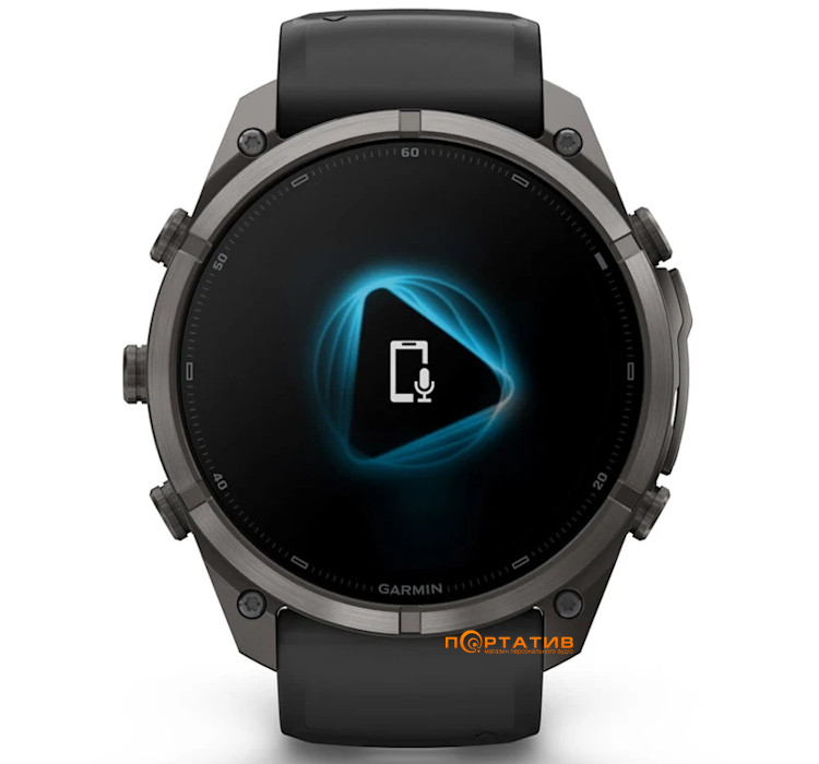 Смарт-годинник Garmin Fenix 9 Pro – inReach, 51mm, Carbon Gray DLC Titanium with Black/Pebble Grey Silicone Band (010-04337-11)