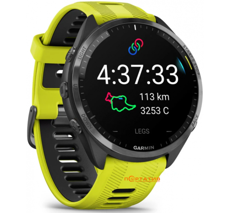 Смарт-часы Garmin Forerunner 965, Yellow (010-02809-12)