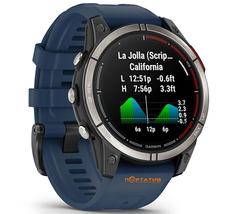 Смарт-годинник Garmin Quatix 7 Pro, Sapphire, AMOLED (010-02803-81)