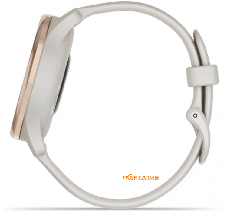 Смарт-часы Garmin Vivomove Trend, White Cream, Silicone (010-02665-01)