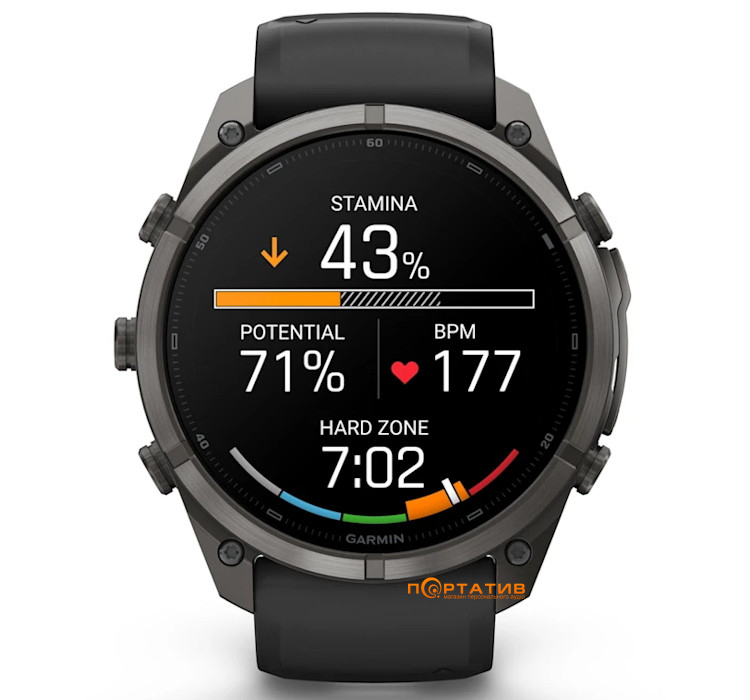 Смарт-годинник Garmin Fenix 9 Pro – inReach, 51mm, Carbon Gray DLC Titanium with Black/Pebble Grey Silicone Band (010-04337-11)