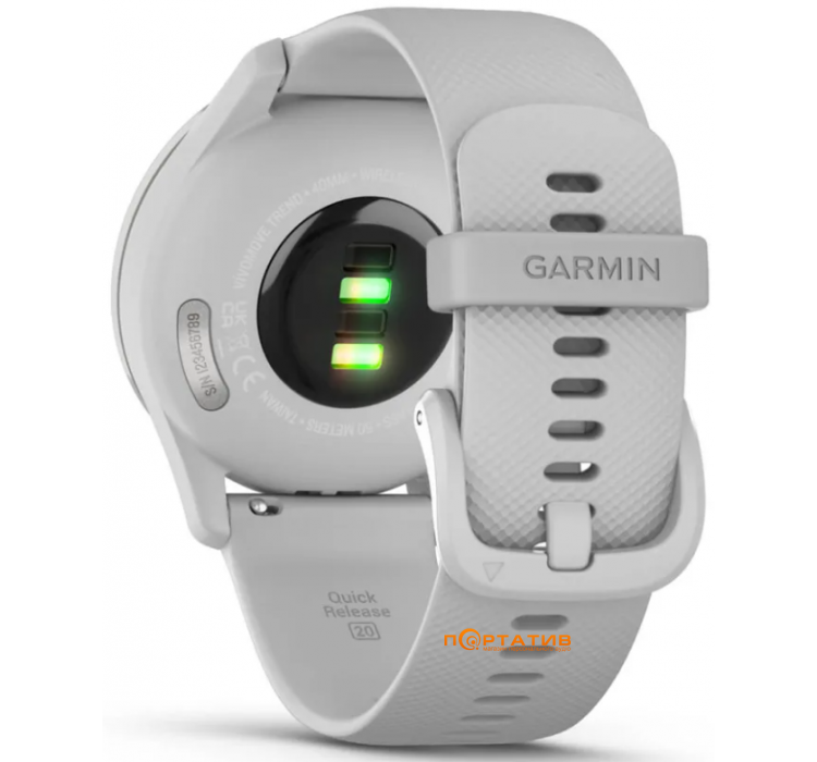 Смарт-часы Garmin Vivomove Trend, Mist Gray, Silicone (010-02665-03)