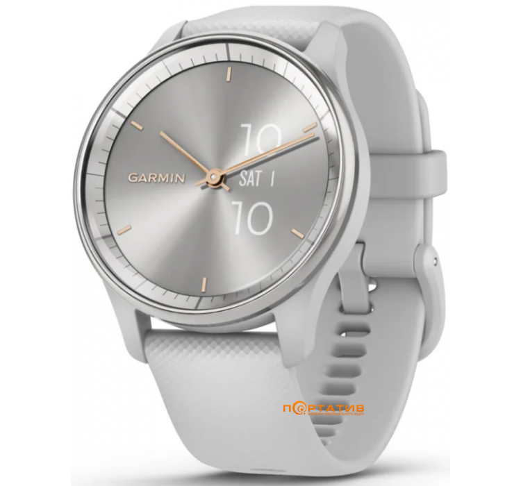 Смарт-часы Garmin Vivomove Trend, Mist Gray, Silicone (010-02665-03)