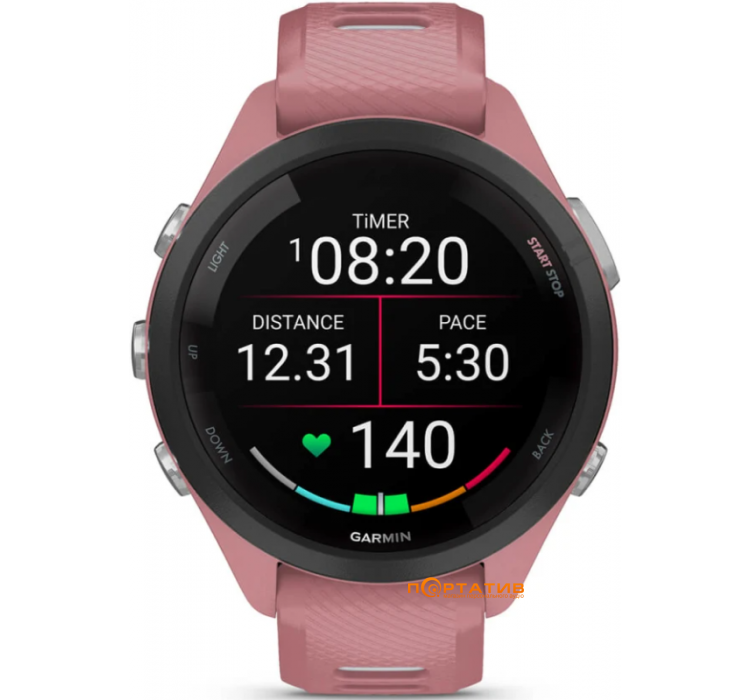 Смарт-годинник Garmin Forerunner 265S, Pink (010-02810-15)