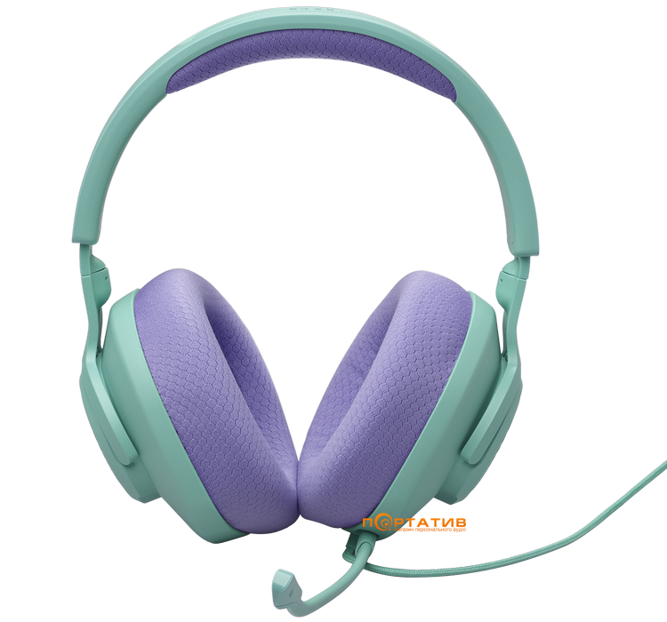 Игровая гарнитура JBL Quantum 100M2 Cyan (JBLQTUM100M2CYN)