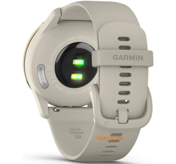 Смарт-часы Garmin Vivomove Trend, French Gray, Silicone (010-02665-02)