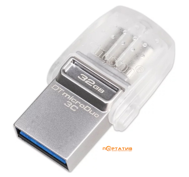 Kingston DataTraveler MicroDuo 3C 32GB USB3.1/Type-C Metall (DTDUO3C/32GB)