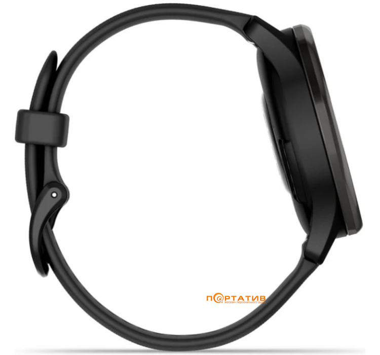 Смарт-часы Garmin Vivomove Trend, Black, Silicone (010-02665-00)
