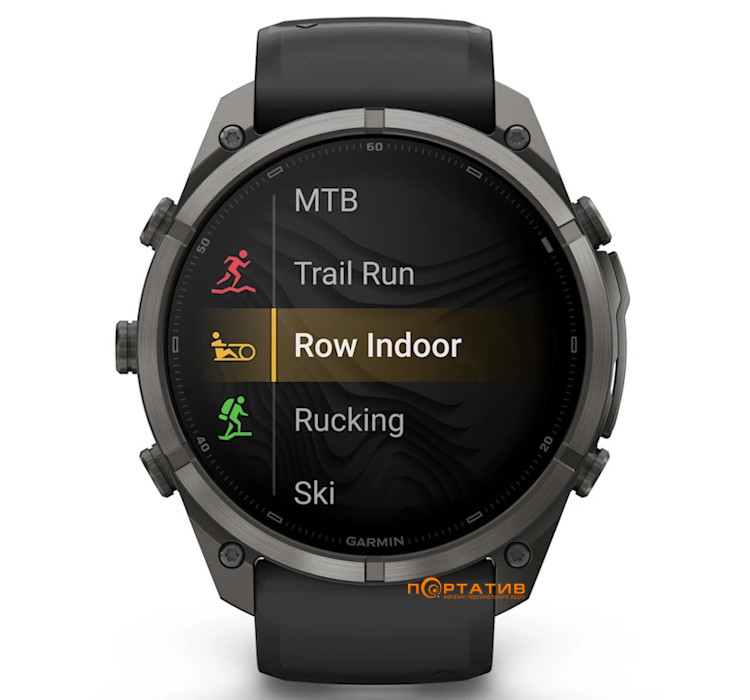 Смарт-годинник Garmin Fenix 9 Pro – inReach, 51mm, Carbon Gray DLC Titanium with Black/Pebble Grey Silicone Band (010-04337-11)