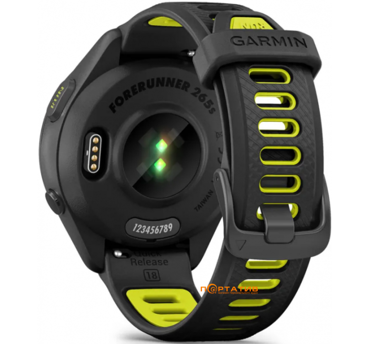 Смарт-годинник Garmin Forerunner 265S, Black (010-02810-13)