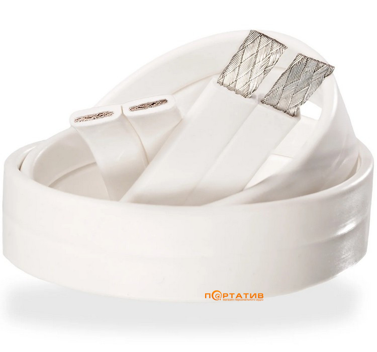 Акустический кабель Supra Flat 2X1.6 White B200 (1м)