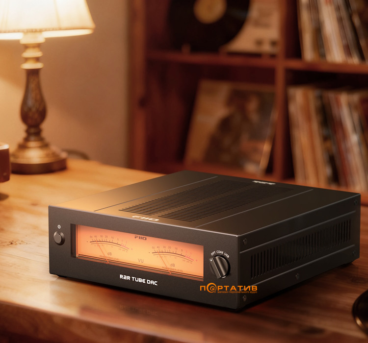 ЦАП FiiO Warmer R2R Tube DAC 
Black