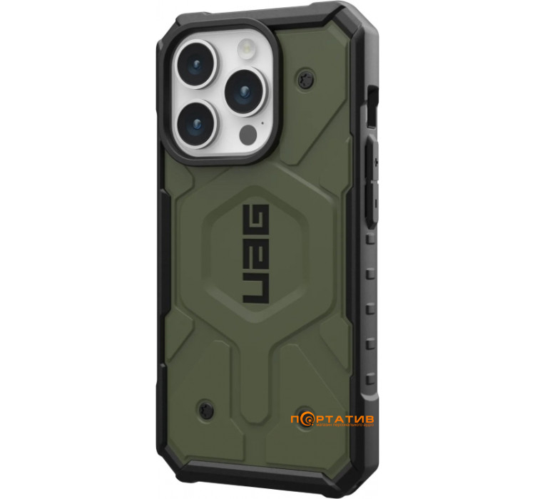 UAG для Apple iPhone 15 Pro Pathfinder Magsafe, Olive Drab (114281117272)