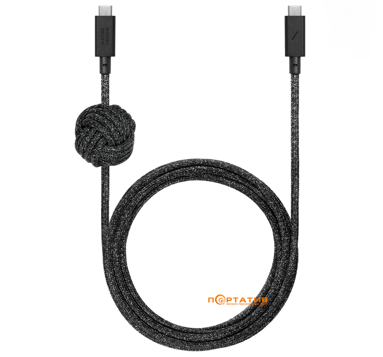 Native Union Anchor Cable USB-C to USB-C Pro 240W Cosmos Black (3 m) (ACABLE-C-COS-NP)