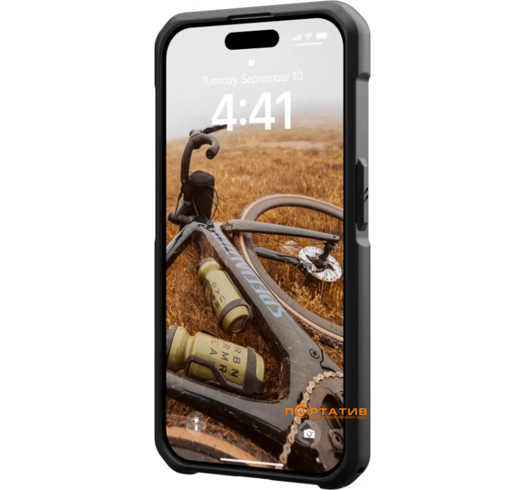UAG для Apple iPhone 15 Pro Metropolis LT Magsafe, Kevlar Black (114277113940)