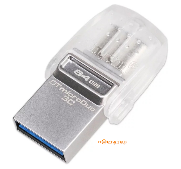 Kingston DataTraveler microDuo 64GB USB 3.1 + Type-C (DTDUO3C/64Gb)
