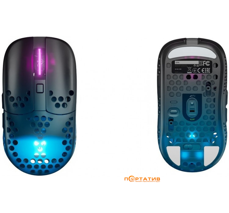 Игровая мышь Xtrfy MZ1 RGB WL, Black (MZ1W-RGB-BLACK)